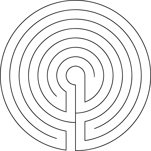 a prayer labyrinth: walking as you pray - Something Splendid