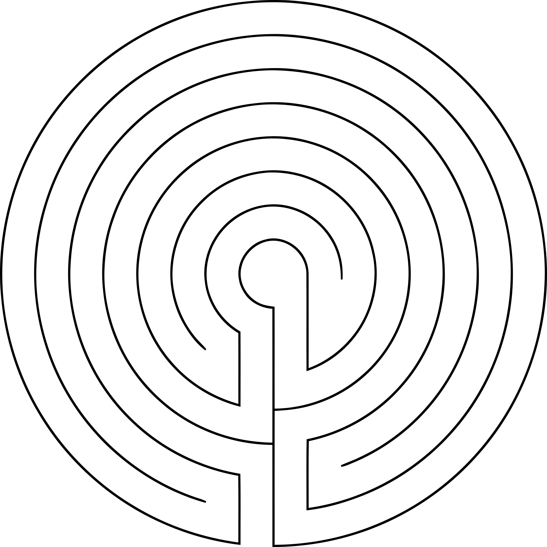 a prayer labyrinth: walking as you pray - Something Splendid