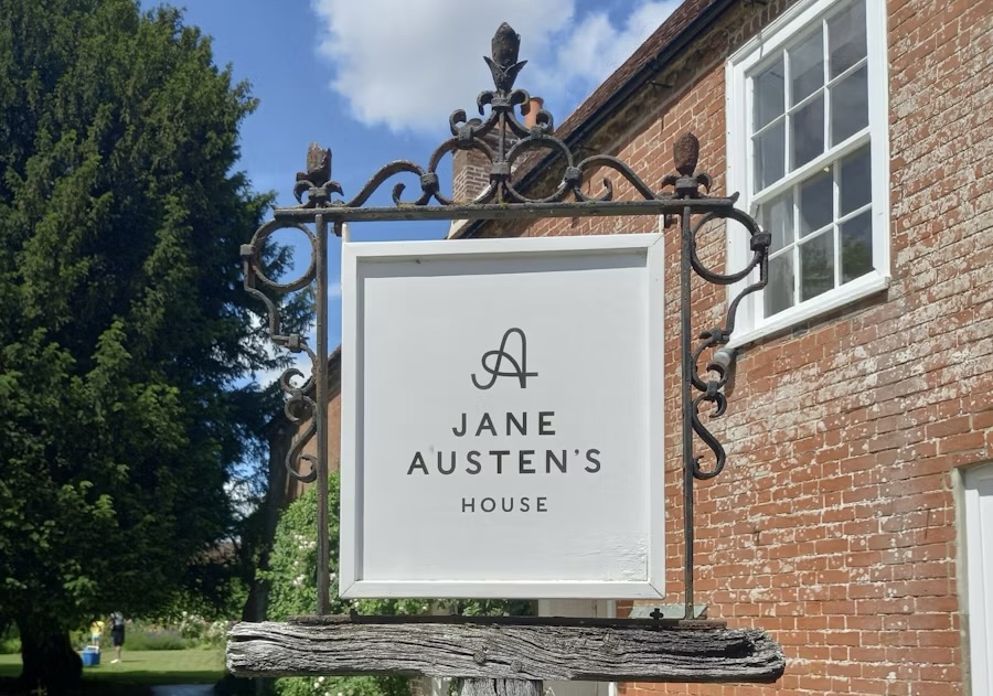a photo of Jane Austen's home